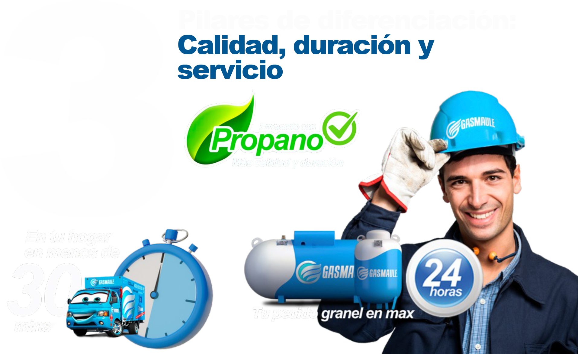 Pilares de diferenciación: Calidad, duración y servicio